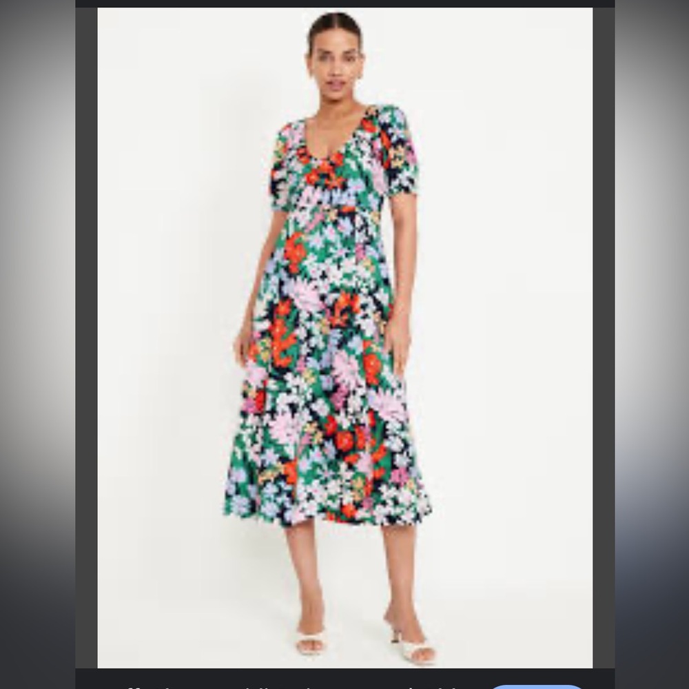 Floral print dress